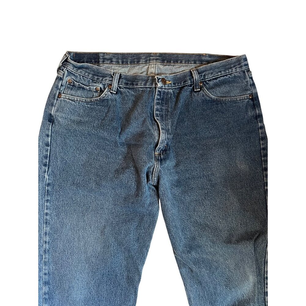 Wrangler Blue Denim Jeans Men's Size 40x32 Classic Fit 100% Cotton - Picture 3 of 7
